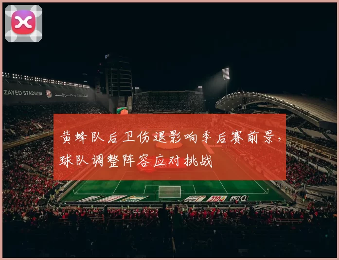 黄蜂队后卫伤退影响季后赛前景，球队调整阵容应对挑战