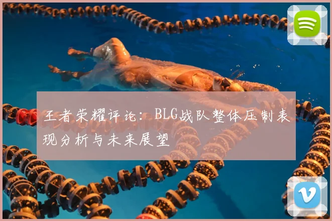 王者荣耀评论：BLG战队整体压制表现分析与未来展望