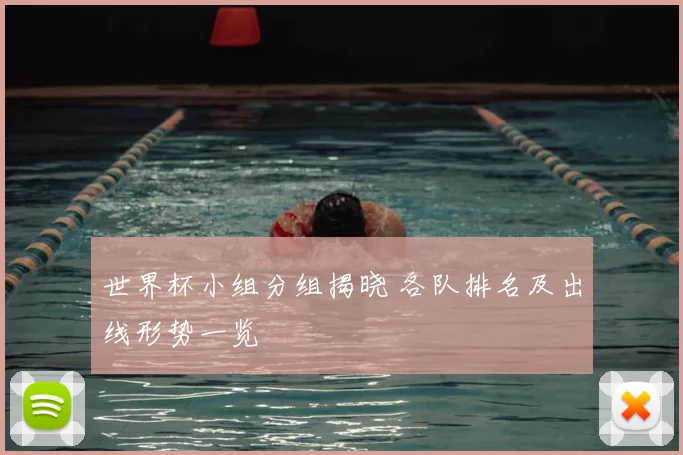 世界杯小组分组揭晓 各队排名及出线形势一览
